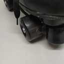 Silvertree Women's Roller Skates PU Leather High-top Roller Skate Four-Wheel Roller Skate Shiny Roller Skates with Carry Bag for Girls, Size: Women's 8 / Men's 6.5