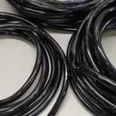 Bonviee 100ft 1/4 inch Blank Distribution Tubing Drip Irrigation Hose Garden Watering Tube Line for Small garden irrigation system (Black)