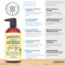 PURA D'OR Original Gold Label Anti-Thinning Shampoo CLINICALLY TESTED Botanical Formula Biotin & Argan Oil Sulfate-Free Strengthening & Volumizing for Fuller-Looking Hair, Men & Women, 16 fl oz