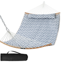 Tree Hammocks for Outside, Portable Hammocks, Gray Pattern Portable Hammocks with Carrying Bag (132"L x 55.1"W)