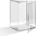 HOYOJA Clear Acrylic Display Case, Large Stackable Storage Bins Magnetic Attraction Lids, 1 Pack Acrylic Box Showcase for Collectibles, Figures, Cosmetic, Purse, Handbag, Wallet, 10.7x8.6x14.2 inch