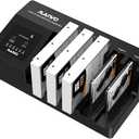 MAIWO 5 Bay External Hard Drive Docking Station with Cooling Fan - USB 3.1 SATA HDD Dock Cloner Duplicator for 3.5" 2.5'' Drives, Expandable Storage up to 110TB, Black
