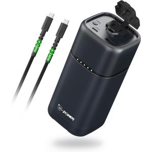Portable Power Bank 20000mAh PD 140W AC 80W Output (110-120V), C60S, USB-C & USB-A Ports, Ideal Battery Backup for Travel, Outdoors, Emergencies, Compatible with Laptops, Smartphones & More