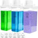 Laundry Detergent Dispenser 3 Pack Laundry Soap Dispensers 78 oz Liquid Detergent Dispenser for Room Organization with 6 Removable Labels for Softener Bleach Powder Soda etc
