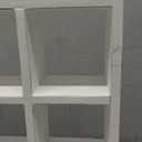 SOFE Small White Shadow Box with Shelves, Wall Shelving Unit 9-Compartments, Freestanding or Wall Mounted Curio Cabinet, Knick Knack Display Shelf, Wood Floating Cube Shelves for Walls, Collectibles