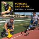 SKLZ Speed Gates Electronic Sprint Timer System, Measures Up to 20 Yards, Records 50 Times, Sensor-Based Start and Finish Gates for 20-Yard Dash and Speed Training, Indoor and Outdoor Use