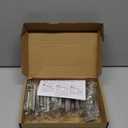 Ravinte 20 Pack Solid 3 Inch Center to Center Slim Square Bar Drawer Handles Kitchen Cabinet Handles Brushed Nickel Drawer Pulls Kitchen Cabinet Hardware Kitchen Handles Cabinet Pulls