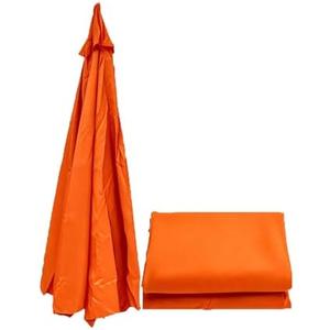 Cantilever Umbrella Replacement Canopy TOP ONLY for 6.5ft-13ft 6 8 Rib Outdoor Patio Umbrella Fabric Round Thick Covers, Easy to Install, Rib Length 38" to 77" for Market(Orange)