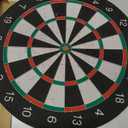 Dartboard with Stand, 34"-74" Adjustable Height Dartboard Stand for Adults, 18" Dart Board, Sturdy Tripod, Portable Design with 6 Darts for Travel, Home, Bars, or Outdoor Games