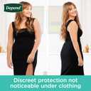 Depend Fresh Protection Adult Diapers, Incontinence & Postpartum Bladder Leak Underwear for Women, Disposable, Maximum, Small, Blush, 80 Count (2 Packs of 40)