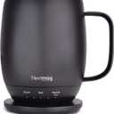 Nextmug - Temperature-Controlled, Self-Heating Coffee Mug (14 oz.) (Black)