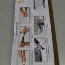 EcoNour 27" Car Snow Brush and Ice Scrapers for Car Windshield (2 Pack) | Scratch Free Bristle Head Snow Brush & Tough Window Snow Scraper with Aluminium Body | Snow Removal Winter Car Accessories (Blue & Orange)