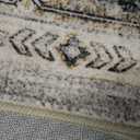 RUUGME Living Room 10x14 Area Rugs - Washable Lightweight Area Rug Stain Resistant Carpet Vintage Soft Rugs for Bedroom with Non Slip Backing Indoor Ultra-Thin Rugs Home Decor 10x14 Beige