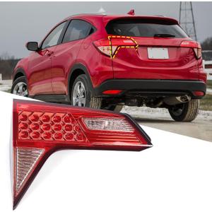 Huray Inner Tail Light for Honda HRV 2016 2017 2018 Taillight Assembly Brake Lamp Replacement 34150-T7S-A01 Driver Side (Left)