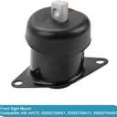 JDMON 1Pcs Engine Front Right Mount Replacement for 2009-2014 Acura TL, TSX 3.5L 3.7L, Honda Accord, Crosstour 2.4L 2008-2012 Compatible with A4572, 50820TA0A01