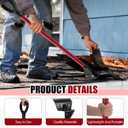 2 Pack Shingle Remover Tool, 46.5 Inch Roofing Shovel