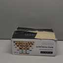 EDELHAUS Square Spice Jars Set with Bamboo Lid (24 x 120 ml) Spice Shaker with Shaker Insert and 240 Labels White - Wooden Lid Spice Containers, Spice Jars, Spice Organiser [11 cm x 4.5 cm]