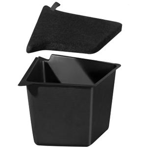 New Version 2022-2024 Tesla Model Y Trunk Organizer Trunk Storage Bins with Carpeted Lid, Waterproof Rear Side Box Interior Accessories for Model Y 5-Seater