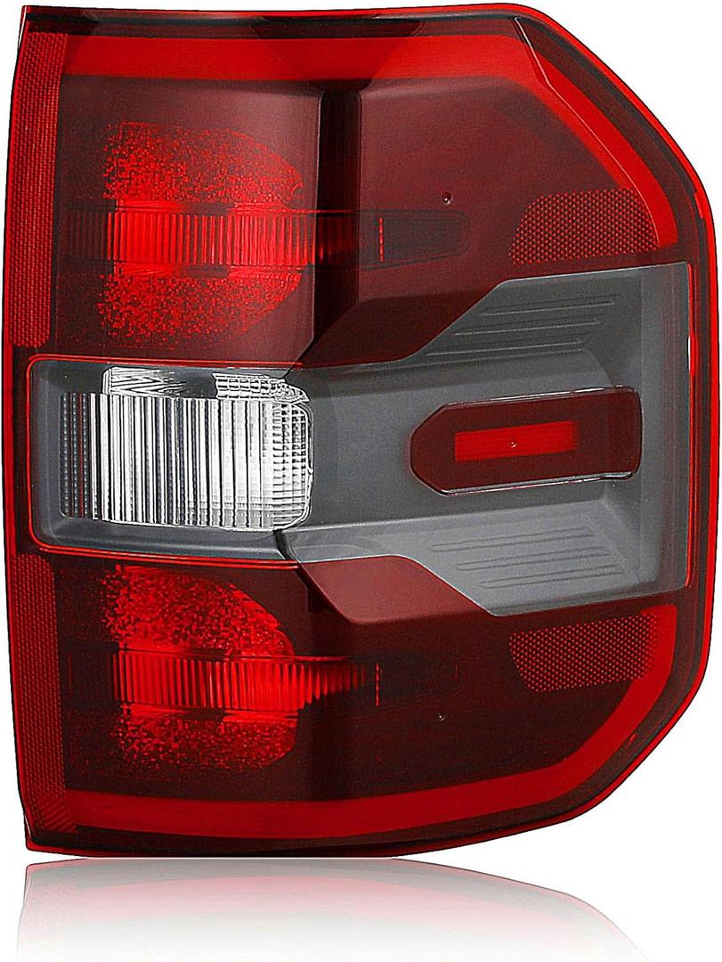 LED Tail Lights Black Compatible with Ford Maverick Lariat, XLT 2023 2024 2025 Lariat Tremor Rear Brake Lamp Signal Assembly Right Passenger Side PZ6Z13404B NZ6Z13404B FO2801289