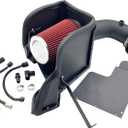 Cold Air Intake Kit High Performance Fit for 2009-2019 Dodge Ram 1500 2500 500 1500 Classic 5.7L V8 (Black&Red)