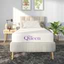NapQueen 8 Inch Twin Size Mattress, Bamboo Charcoal Memory Foam Mattress, Bed in a Box