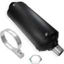 JMCHstore Performance Exhaust Muffler Silencer for Predator 212 196cc GX160 420cc 301cc GX390 98cc 6.5hp, Coleman CT200U BT200X KT196 CT100U Baja Massimo MB200 Go Kart Engine Mini Bike Parts (Black)