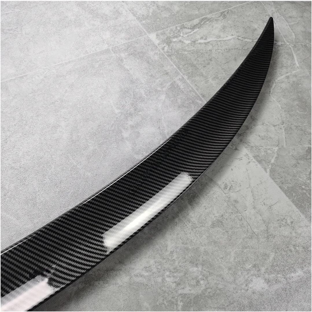 Compatible For BMW E82 Coupe MP Style Rear Trunk Spoiler 120d 120i 135i 125i 123d ABS Gloss Rear Trunk Tail Wing Bodykit Tuning 2007-2014(Carbon Look)