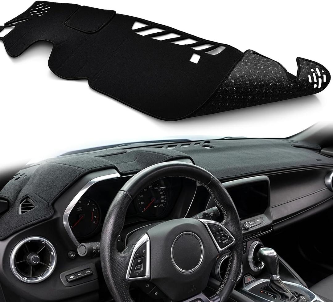 Dash Cover Fit for 2016 2017 2018 2019 2020 2021 2022 2023 2024 Chevy Chevrolet Camaro Dashboard Cover Dashcover Dash Mat Protector Carpet Pad