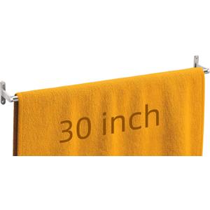 30 Inch Towel Bar for Bathroom Wall, KLJKPA Towel Racks for Bathroom Hanging Bath Towels, Single Towel Rod, Brushed Nickel