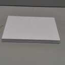 Hamilco White Cardstock Paper for Long Tent Place Cards 3.5" x 11", 80 lb Cover, Blank Folded Name & Table Cards, Events & Banquets, 100 Pack