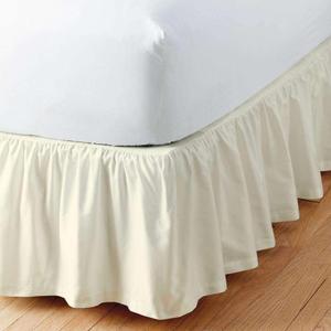 SlumberWell Full Bed Skirt with Split Corners 18 Inch Drop, Ivory Solid
100% Soft Microfiber, Elegant Ruffled Design Bedskirt