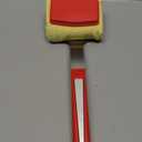 GRILLART Grill Brush Bristle Free. SteamWizards BBQ Replaceable Cleaning Head, Unique Seamless-Fit Scraper Tool for Cast Iron/Stainless-Steel Grates, Safe Barbecue Grill Cleaner-Red