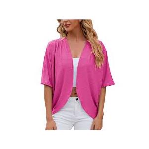  Pink Long Sleeve Cardigan Size XXL