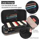 TIKOdirect Carrying Case Accessories Bundle for Switch 2 2025, Portable Travel Case with Protective Cover, Screen Protectors, 4 Thumb Grip caps and Cute Stickers, Black
