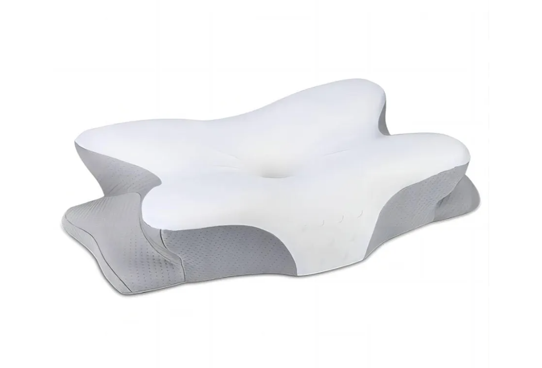 Cervical Pillow for Neck and Shoulder,Contour Memory Foam Pillow,Ergonomic Neck Support Pillow for Side Back Stomach Sleepers with Pillowcase