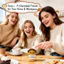 2 Pack Keyrose Best Friend Birthday, Cute Mini Positive Crochet Taco, Small Funny Handmade Emotional Support Taco