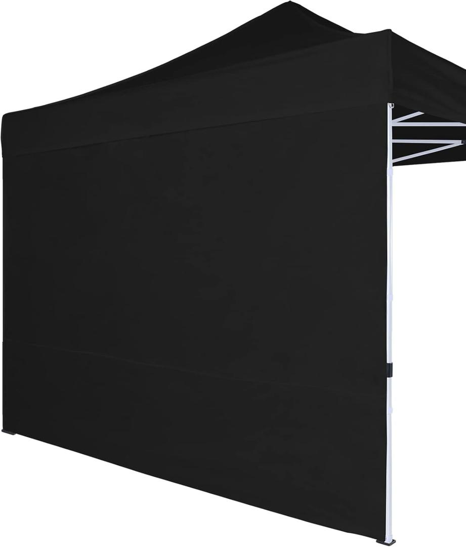 COOSHADE Instant Canopy SunWall 10x10 Canopy SideWall for Pop up Canopy Tent, 1 Pack Sidewall Only, Black