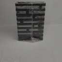 Tudomro Umbrella Stands for Entryway Large Metal Umbrella Holder 3.94 x 11.81 x 16.93 Inches with Removable Water Tray and Hooks Decor Freestanding Rectangular Hollow Rack for Home Office (Black)