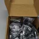 30 Pack 3 inch BlackCabinet Handles Square Zinc-Alloy Pulls for Kitchen Dresser Closet and Bathroom Cabinets Hardware