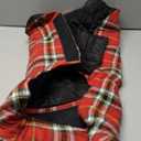 Kuoser Warm Dog Coat, Waterproof Dog Jacket for Extra Large Dogs, Adjustable Durable XXL Doggie Winter Coat Reversible Puppy Cold Weather Appare , Bright Red XXL