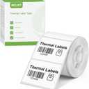 Thermal Labels for Nelko PM220 Label Maker, 1.57'' x 1.18'' (40x30mm) Thermal Sticker Tab, Waterproof, Multi-Purpose Label Tape, 1 Roll of 230 Self-Adhesive Thermal Paper (White)