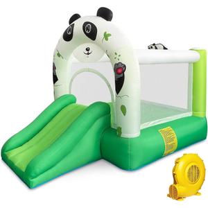 Bounce House for Kids 3-6, Panda Inflatable Bouncy House, 6x7x10FT | Bouncy Castle with Slide & Air Blower, Jump House for Kids Aged 5-8, Extra Thick Material, Ideal for Indoor / Outdoor Party