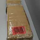 Senmit S01 Wrought Iron Balusters Set of 50 Hollow Plain Bar Decorative Metal Balusters for Decks Spiral Stair Railing 1/2-inch Iron Spindles Satin Black Metal Railing