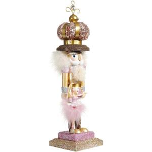 Kurt Adler 14-Inch Hollywood Ballet and Crown Nutcracker