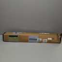 KAMANINA Double Curtain Rod 72 to 144 Inches(6-12 Feet) Champagne Gold Curtain Rods for Windows 66 to 120 Inches, 7/8 Inch Heavy Duty Drapery Rod with Crackle Glass Finials