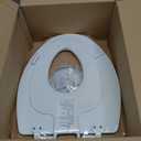 Mayfair NextStep2 Toilet Seat with Built-In Potty Training Seat, Slow-Close, Removable that will Never Loosen, Elongated, White