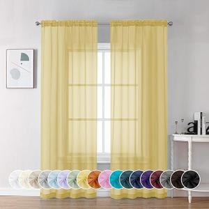 Yellow Curtains 40x84