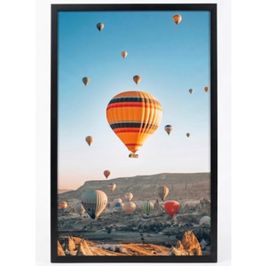 Picture Frame Black for Poster Photo Picture, Horizontal and Vertical Formats for Wall Hanging, 28x40 Wall Gallery Poster Photo Fra