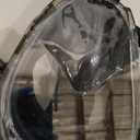 Zenoplige Full Face Snorkel Mask Adults,Dry-Top Snorkeling Gear with Camera Mount,Foldable 180-Degree Panoramic Scuba Mask for Snorkeling Diving Swimming Travel,Snorkel Mask Anti-Fog & Anti-Leak (Large-X-Large, Black)