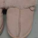 Fireside by Dearfoams Women's Fireside Sydney Shearling Fur Indoor/Outdoor Scuff Slipper With Wide Widths (6, Pink)